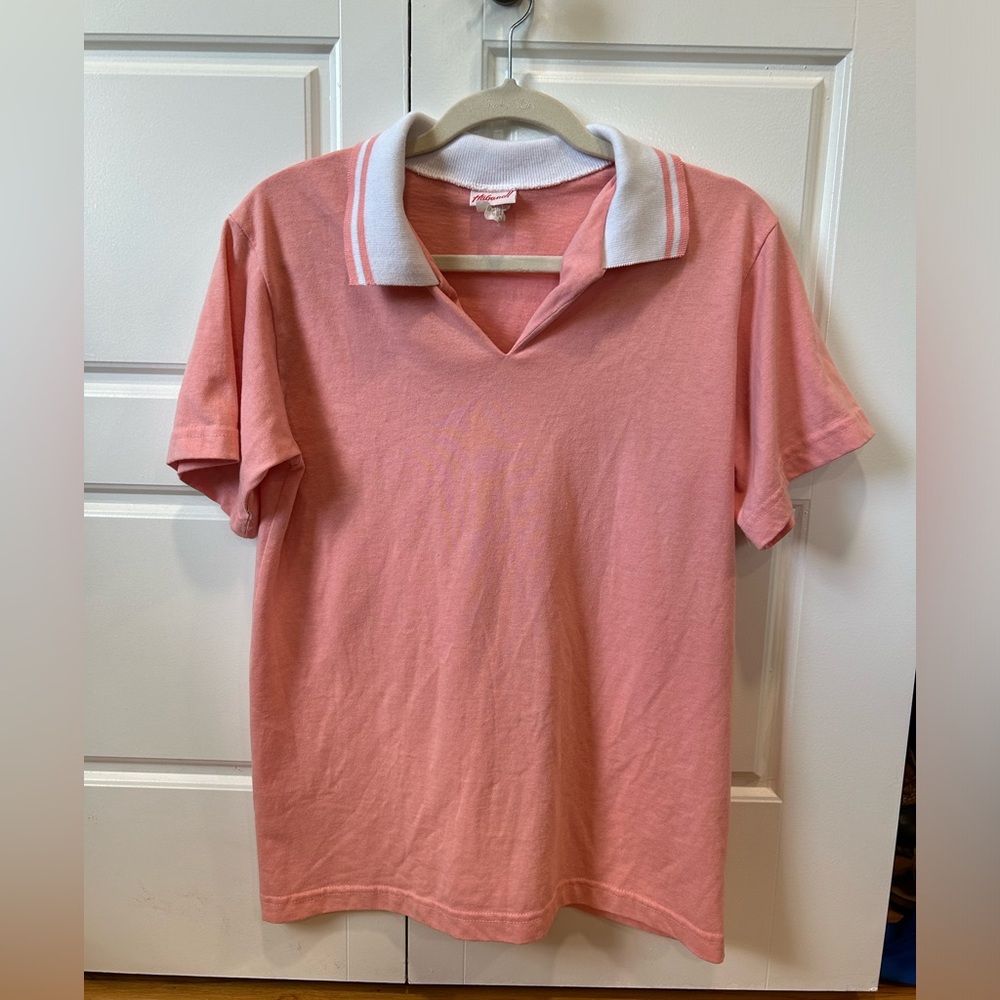 Vintage Women’s Haband Pink Polo Size M